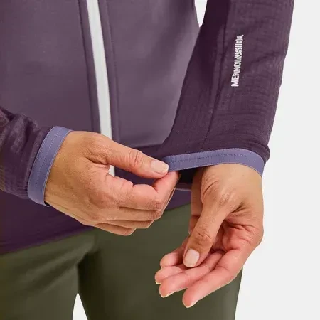 Ortovox Fleece Grid Funktionsjacke dark wild berry (Damen)