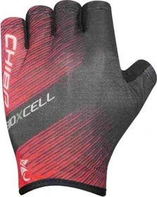 Chiba BioXCell Tan Through Fahrradhandschuhe rot/schwarz