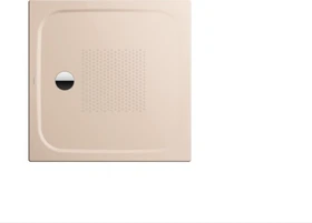 Kaldewei Cayonoplan 2251-5 Duschwanne 80x80cm, Perl-Effekt, Antislip, Wannenträger extraflach, bahamabeige