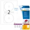 Herma Folienetiketten, 116mm, transparent, matt, 25 Blatt (50 Etiketten) Vorschaubild