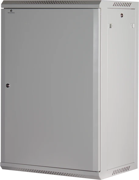 Rockstable 19" Wandschrank 18HE, Stahltür, IP2X, weiß, 440mm tief