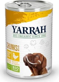 Yarrah Organic Cat Food Chunks with Chicken, 4.86kg (12x 405g)