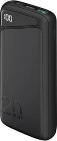 Wentronic Goobay Schnelllade-Powerbank 20000mAh schwarz