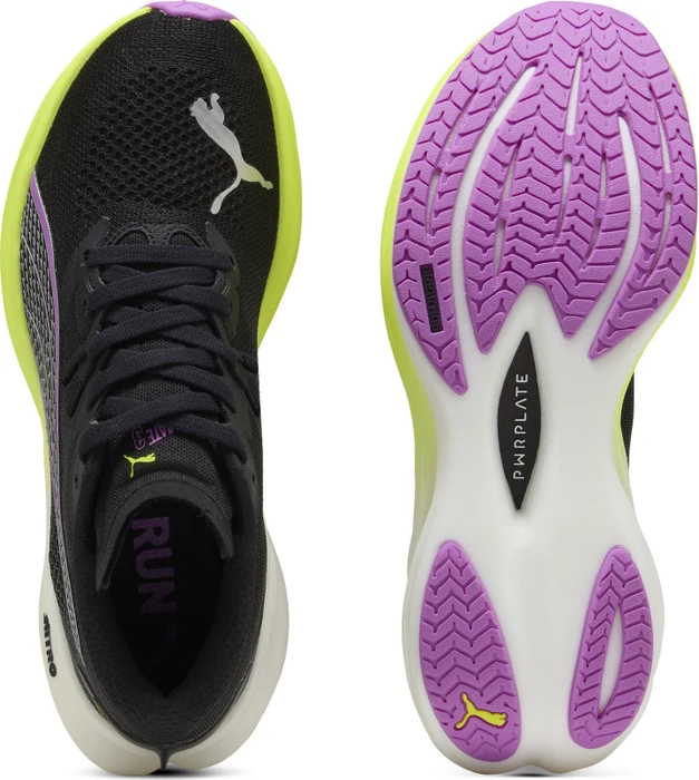 Puma Deviate Nitro 3 puma black/yellow alert/pure magenta (Damen)