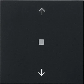 Gira eNet Funk Bedienaufsatz Pfeilsymbole, schwarz matt