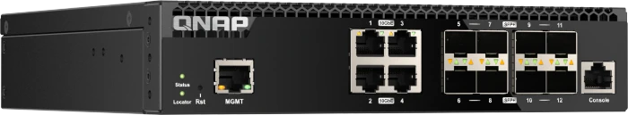 QNAP QSW-M3200R Desktop 10G Managed Switch, 8x SFP+, 4x RJ-45
