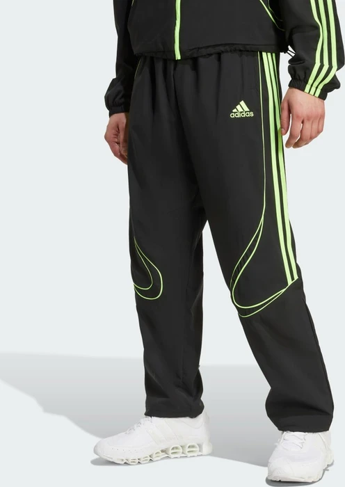 adidas Teamgeist Adicolor Trainingshose lang black/signal green (Herren)