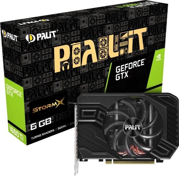 Palit GeForce GTX 1660 Ti StormX, 6GB GDDR6, DVI, HDMI, DP