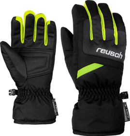 Reusch Bennet R-Tex XT Skihandschuhe black melange/safety yellow (Junior)