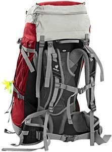 Deuter Futura Vario 45+10 SL cranberry/fire (Damen)