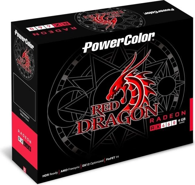 PowerColor Red Dragon Radeon RX 460, 4GB GDDR5, DVI, HDMI, DP