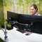 R-Go Caparo 4 D2 Traverse Doppel Monitor Arm Vorschaubild