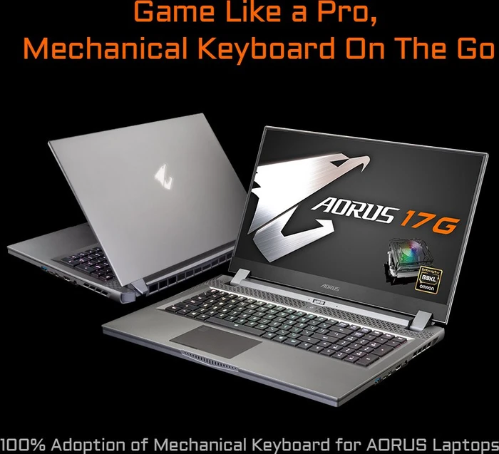 GIGABYTE AORUS 17G, Core i7-10750H, 16GB RAM, 512GB SSD, GeForce GTX 1660 Ti, DE