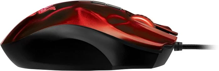 Razer Naga Hex Gaming Mouse Wraith Red, USB