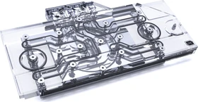 Alphacool Eisblock Aurora Acryl GPX-N RTX 3090/3080 Ventus mit Backplate