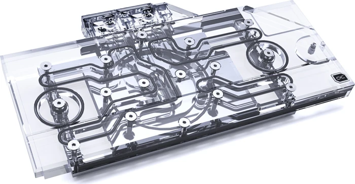 Alphacool Eisblock Aurora Acryl GPX-N RTX 3090/3080 Ventus mit Backplate