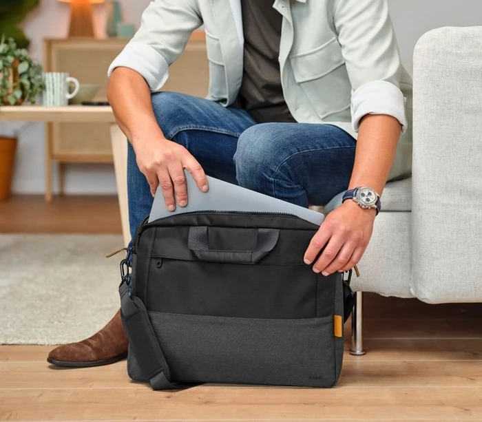 Trust Lisboa Laptop Tasche 16" schwarz/grau