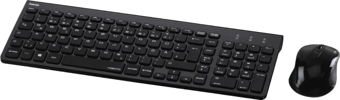 Hama Trento Set Funk Tastatur und Maus, USB, DE