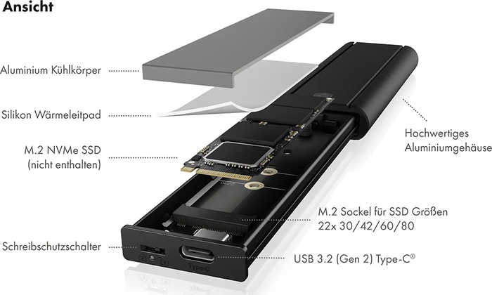 RaidSonic Icy Box IB-1807MT-C31, USB-C 3.1