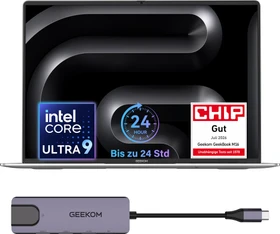 Geekom GeekBook M16, grau, Core Ultra 9 185H, 16GB RAM, 512GB SSD, DE