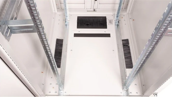 Roline / Secomp Pro Serie 19" Serverschrank 47HE, montiert, Gitternetztür, IP20, RAL 7035, 1000mm tief