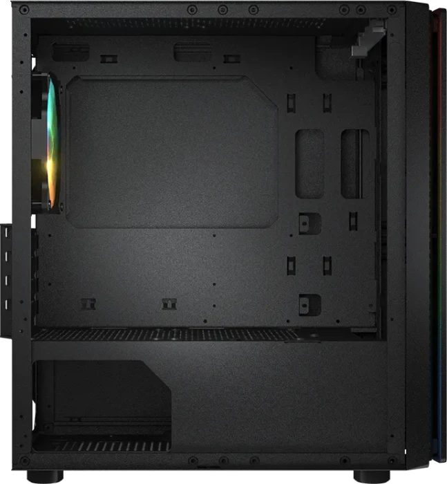 Cougar Purity RGB, schwarz, Glasfenster