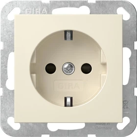 Gira SCHUKO-Steckdose 16A 250V, cremeweiß