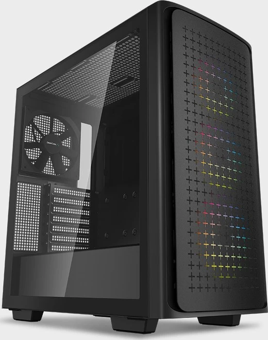 DeepCool CK560, schwarz, Glasfenster