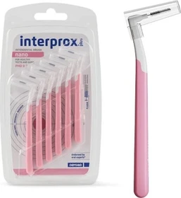 Dentaid Interprox Plus Interdentalbürste nano rosa, 6 Stück