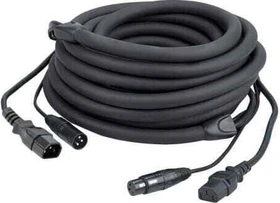 DAP Audio FP12 - IEC/XLR M - IEC/XLR F, 6m blau