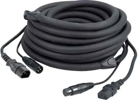 DAP Audio FP12 - IEC/XLR M - IEC/XLR F, 6m blau