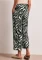 Street One Gemusterte Wide Leg Hose pine grove green (Damen) Vorschaubild