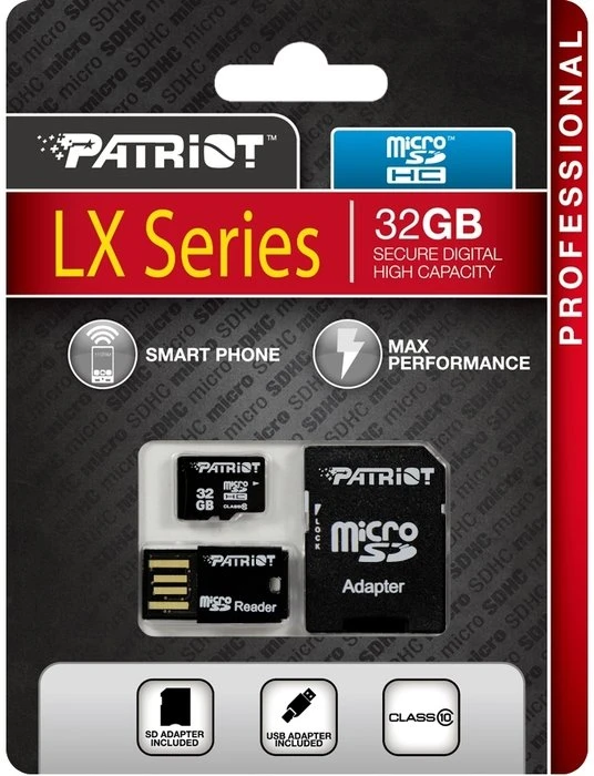 Patriot Signature 32GB Kit, Class 4
