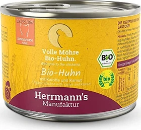Herrmann's Manufaktur Bio Huhn mit Karotte und Kamut, 2.40kg (12x 200g)