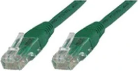 MicroConnect Patchkabel, Cat5e, U/UTP, RJ-45/RJ-45, 0.5m, grün
