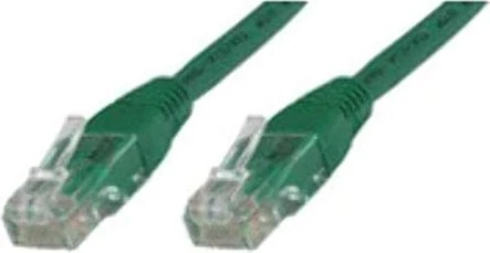 MicroConnect Patchkabel, Cat5e, U/UTP, RJ-45/RJ-45, 0.5m, grün