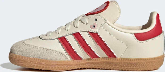 adidas Samba OG cream white/better scarlet/gum (Junior)