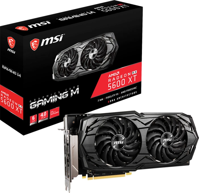 MSI Radeon RX 5600 XT Gaming X, 6GB GDDR6, HDMI, 3x DP