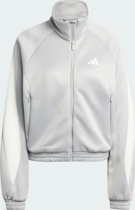 adidas Stadium Trainingsjacke metal grey/off white (Damen)