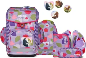 Ergobag Cubo Light BlütenzauBär Schultaschen-Set, 6-tlg.