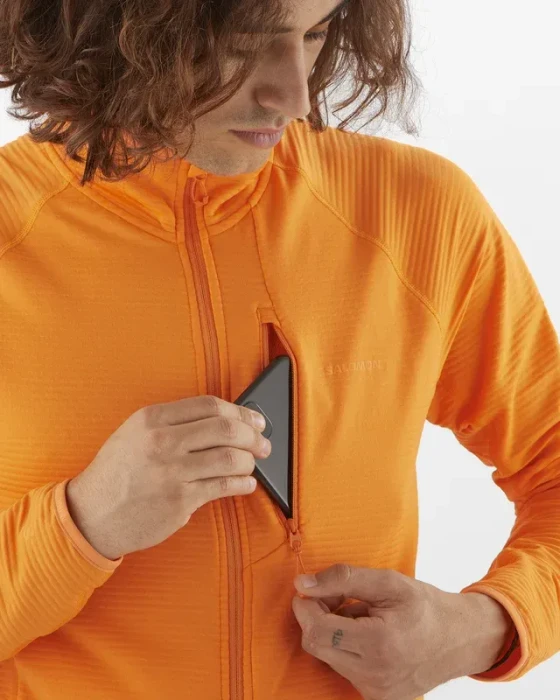 Salomon Essential Lightwarm Jacke turmeric (Herren)