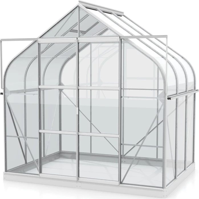 Vitavia Dione 5000 ESG 3mm Gewächshaus alu