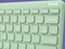 Trust Lyra Multi-Device Wireless Keyboard & Mouse Set, grün, USB/Bluetooth, DE Vorschaubild