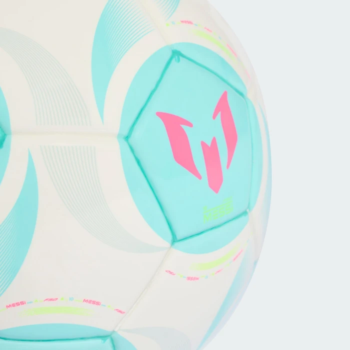 adidas Messi Mini Fußball white/flash aqua/halo mint