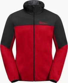Jack Wolfskin Feldberg Hoody Funktionsjacke red glow (Herren)