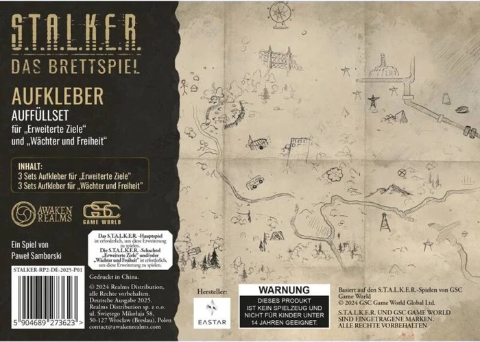 S.T.A.L.K.E.R.: Das Brettspiel - Karten und Aufkleber 2 (Erweiterung)