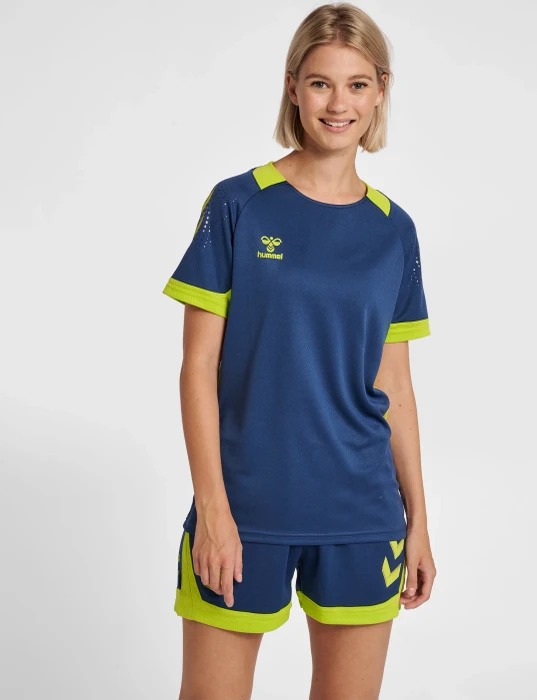 hummel Lead Poly Trikot kurzarm dark denim (Damen)