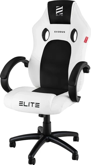Miweba Elite MG-100 Gamingstuhl, weiß/schwarz