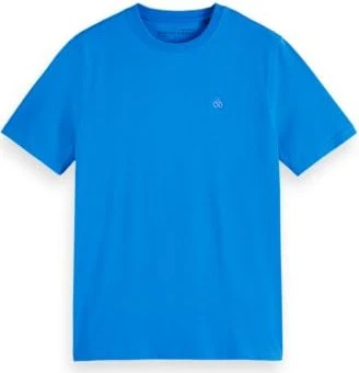 Scotch & Soda Label-Stitching T-Shirt kurzarm royal (Herren)