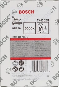 Bosch Professional TK40 20G verzinkt Tacker-Klammern, 20x5.8mm, 5000 Stück